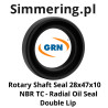 Simmering 28x47x10 NBR AO/TC – Uszczelniacz dwuwargowy wału obrotowego