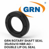 GRN Rotary Shaft Seal 35x50x10 NBR AO – Double Lip Oil Seal