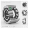 INA NKX12-Z-XL Combined Needle Roller/Thrust Ball Bearing 12x21x23 mm