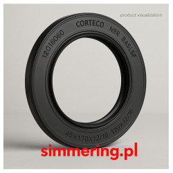 Rotary Shaft Seal CORTECO 12016060 NBR BASLSF Oil Seal 145X170X12/16