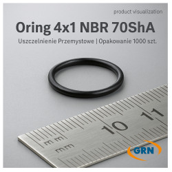 O-Ring 4x1 NBR 70 Shore – High-Performance Industrial Seal | Pack of 1000