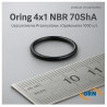 O-Ring 4x1 NBR 70 Shore – High-Performance Industrial Seal | Pack of 1000