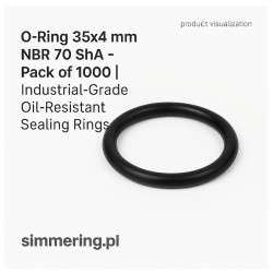 Oring 35x4 NBR 70 ShA – 1000 szt. | Olejoodporne uszczelnienia przemysłowe