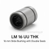 Łożysko liniowe LM 16 UU THK – Tuleja Ślizgowa 16 mm z Podwójnym Uszczelnieniem