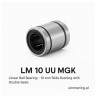 LM10UU MGK Linear Ball Bearing 10x19x29 Double Sealed Linear Bushing