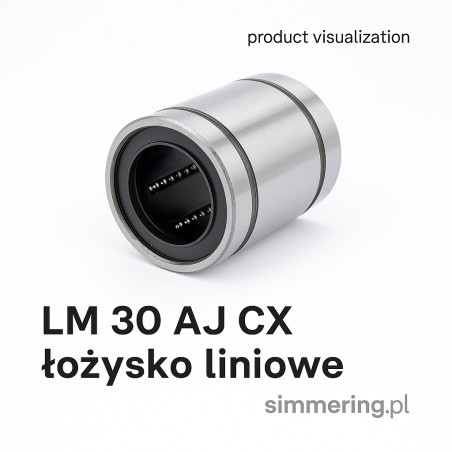 LM 30 AJ CX – 30 mm Linear Bearing | Adjustable & Sealed