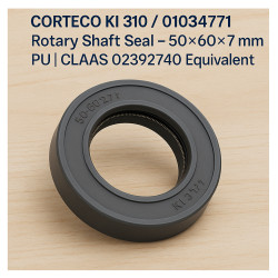 CORTECO KI 310 01034771 – simmerring / uszczelniacz wału 50×60×7 PU (CLAAS 02392740)