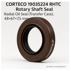 CORTECO RHTC 19035224 – simmerring / uszczelniacz skrzyni rozdziału 48×67×7,5 mm ACM (Honda 91202‑RDK‑003)