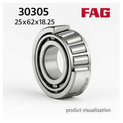 FAG 30305 Tapered Roller Bearing 25x62x18.25