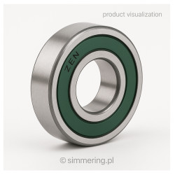 RLS 12 ZEN 2RS – łożysko kulkowe głębokorowkowe 38,1×82,55×19,05 mm (uszczelnione dwustronnie)