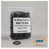 O‑ring NBR 7×3 mm 70 ShA – uszczelka gumowa olejoodporna
