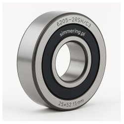 SKF 6205 2RSH/C3 25x52x15 Ball Bearing