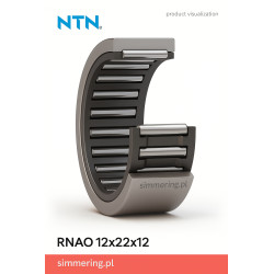 RNAO 12x22x12 NTN – Needle Roller Bearing without Inner Ring (Machined-Ring Type)