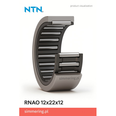 RNAO 12x22x12 NTN – Needle Roller Bearing without Inner Ring (Machined-Ring Type)