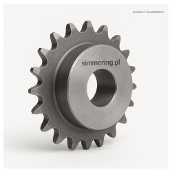 Roller Chain Sprocket 08B-1 Z19 – 19-Tooth Steel Sprocket for ISO 606 Chains