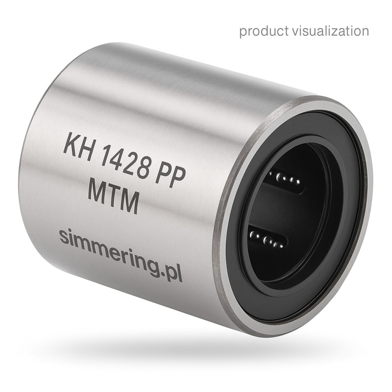 KH 1428 PP MTM Linear Ball Bushing - 14x21x28 mm, Sealed Both Sides