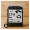 Oring NBR 6x3 mm 70 Shore A – 100 sztuk uszczelka odporna na olej