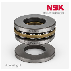54309 U NSK 56,3 Łożysko Kulkowe Oporowe | Trwałe i Niezawodne