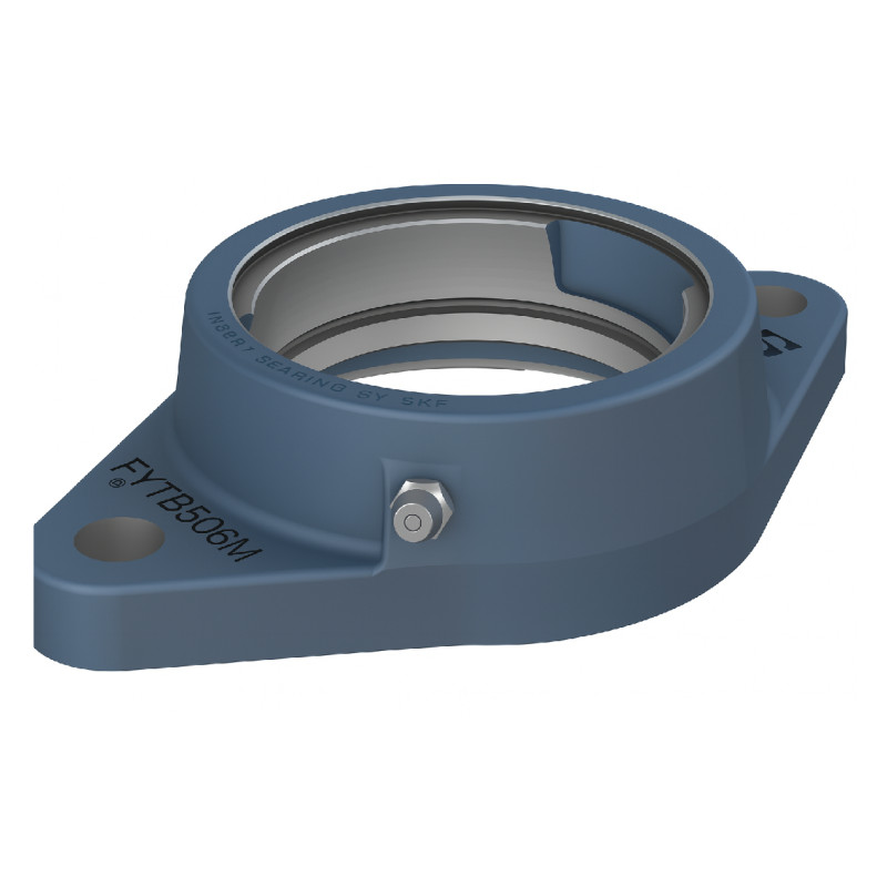 SKF FYTB 505 M Oval Flanged Bearing Housing – 52 mm Spherical Seat, Cast Iron