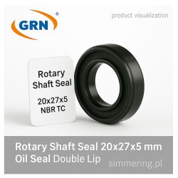 Rotary Shaft Seal 20x27x5 NBR TC Oil Seal Double Lip