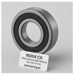 16004 CX  20x42x8mm Łożysko Kulkowe Zwykłe