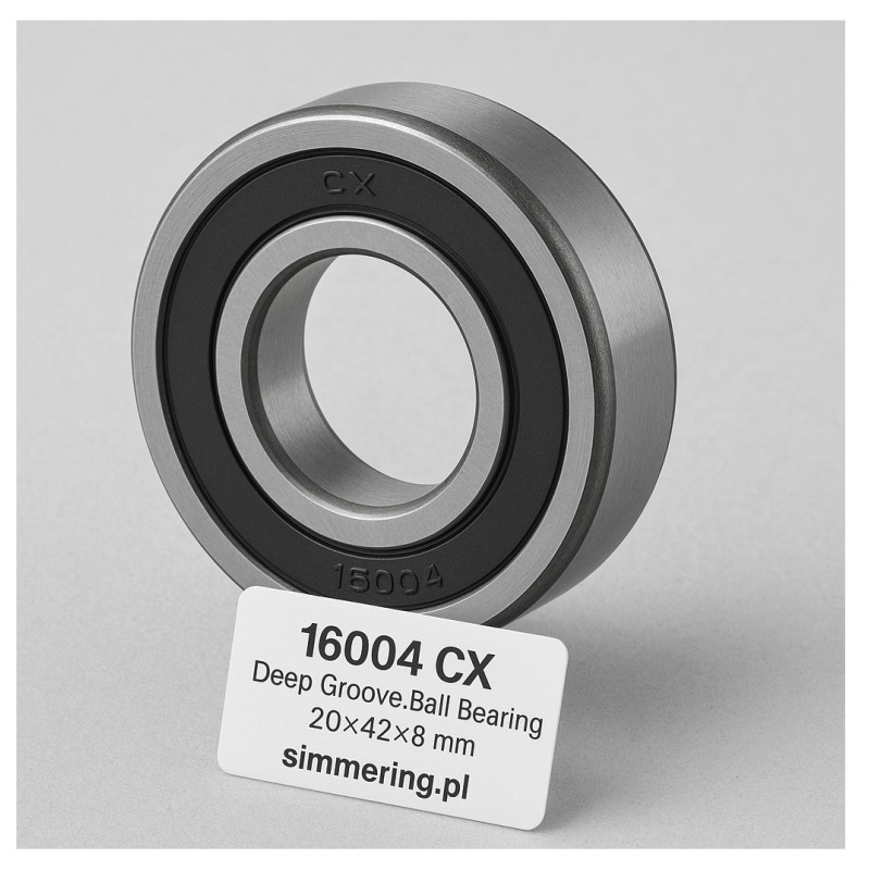 16004 CX  20x42x8mm Łożysko Kulkowe Zwykłe