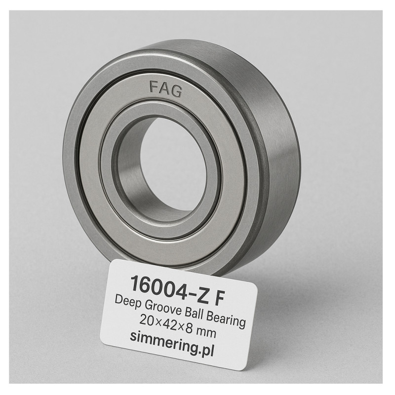 16004-Z FAG 20x42x8 Deep Groove Ball Bearing