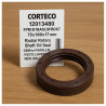 CORTECO 12013480 FPM B1BASLSFRDX7 75×100×17 mm Radial Rotary Shaft Oil Seal