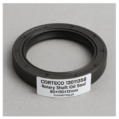 Rotary Shaft Seal CORTECO 12011358 NBR B1SL – Oil Seal 80×110×12 mm for Wheel Hub & Differential (IVECO, New Holland)