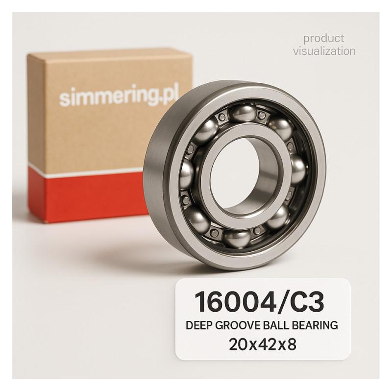 16004/C3 SKF 20x42x8 Deep Groove Ball Bearing