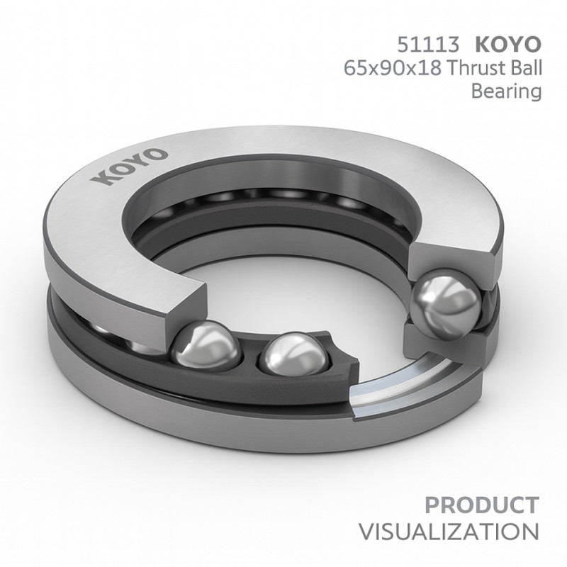 51113 KOYO 65x90x18 Thrust Ball Bearing