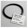 NBR O‑Ring 125×6.3 mm – Nitrile 70 ShA Oil-Resistant Seal (Single Piece)