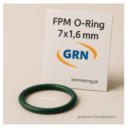FPM O-Ring 7x1.6 mm – Viton® Fluoroelastomer Seal for Oil, Fuel & Heat Resistance