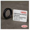 CORTECO Rotary Shaft Seal 12001377B – NBR B1SL Radial Oil Seal, 13×20×4/4.5 mm with Dust Lip