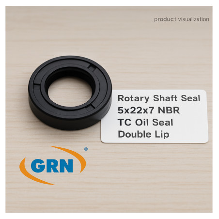 Rotary Shaft Seal 5x22x7 NBR TC Oil Seal Double Lip