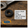 Rotary Shaft Seal 6x19x6 NBR TC Oil Seal Double Lip