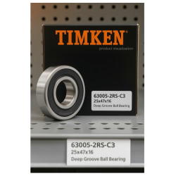 63005-2RS-C3 TIMKEN 25x47x16 Łożysko Kulkowe Zwykłe