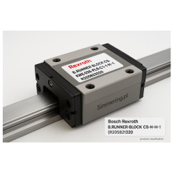 Wózek liniowy Bosch Rexroth KWE‑025‑FLS‑C1‑H‑1 CS R205B21320