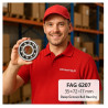FAG 6207 35×72×17 mm – Deep Groove Ball Bearing