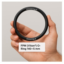 Oring FPM Viton 140×5 mm – fluoroelastomerowy pierścień uszczelniający