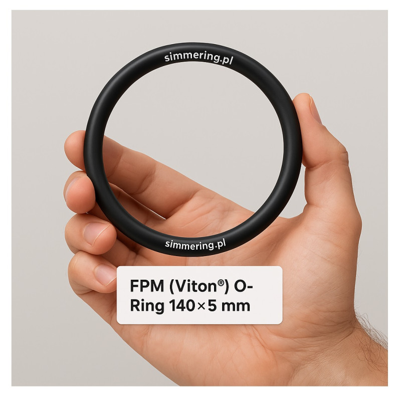 FPM (Viton®) O-Ring 140×5 mm – High-Temperature & Chemical-Resistant Seal