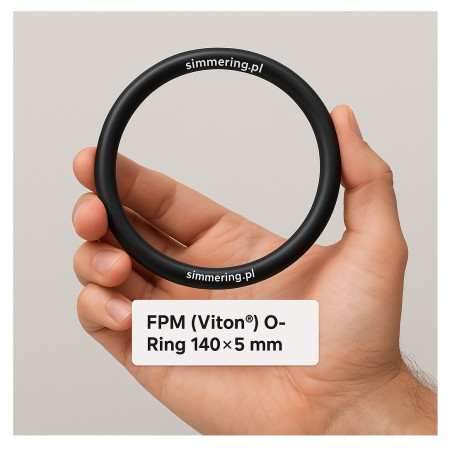 Oring FPM Viton 140×5 mm – fluoroelastomerowy pierścień uszczelniający