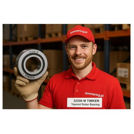 32206 M TIMKEN 30x62x21,25 Łożysko Stożkowe