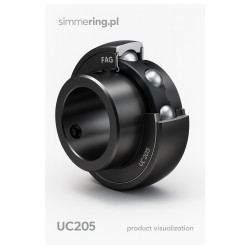 FAG UC205 Insert Ball Bearing – 25×52×34.1 mm, Double-Sealed