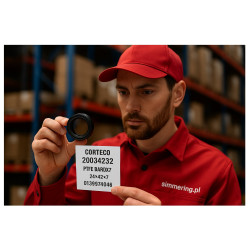 CORTECO 20034232 PTFE BARDX7 Rotary Shaft Seal – 24×42×7, OEM Mercedes 0139974046