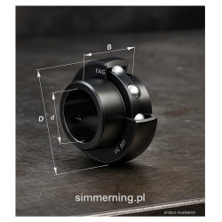 UC 207 FAG Insert ball bearings 35x72x42.9