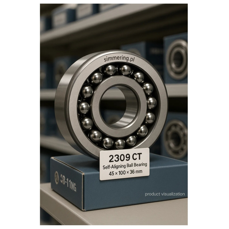 2309 CT – 45×100×36 mm Łożysko kulkowe wahliwe