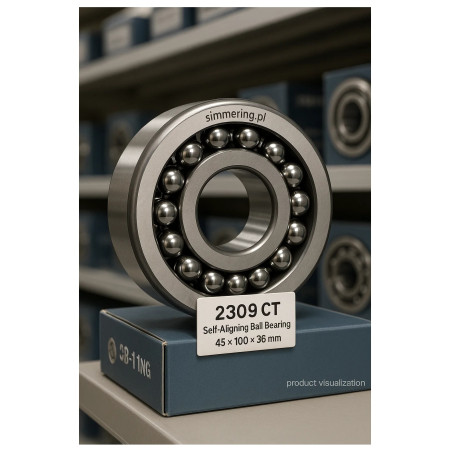 2309 CT – 45×100×36 mm Łożysko kulkowe wahliwe