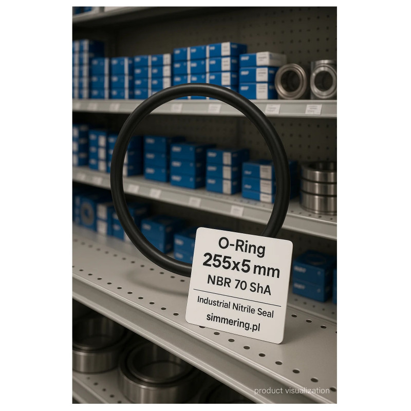 O‑Ring 255×5 mm NBR 70 ShA – Industrial Nitrile Seal