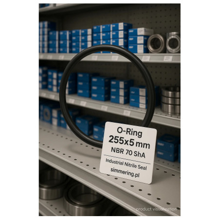 O‑Ring 255×5 mm NBR 70 ShA – Industrial Nitrile Seal